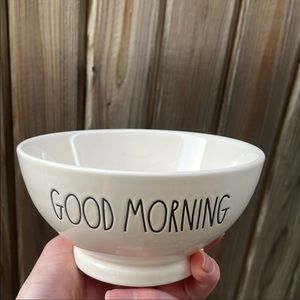 Rae Dunn good morning cereal bowl